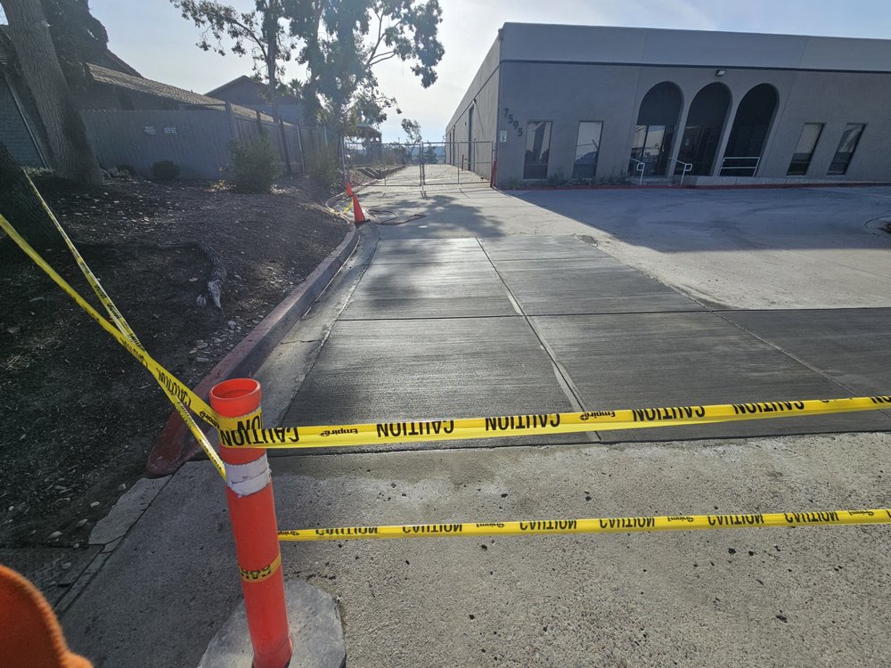 Large concrete pour finished by IBR Saldana